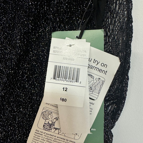 Scarlet women’s black sparkly fringe new with tags dress - Picture 4 of 7